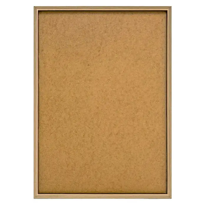Reinders Bild Slim Frame WoodPapiers Decoupes, B x H: 50 x 70 cm - Holzrahmen: Ein schlichter Holzrahmen mit einer hellbraunen Füllung, ideal für Fotos oder Kunstwerke, die einen natürlichen Touch benötigen.