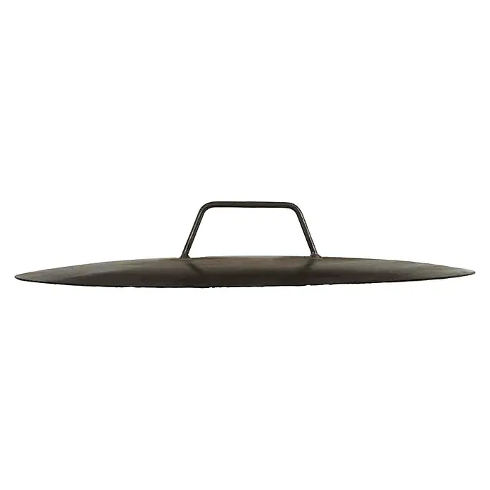Siena Garden Feuerschalen-Abdeckung - Stahl, Passend für: Feuerschalen mit Ø 55 cm - Die handgefertigte Tawa-Pfanne mit Griff ist ideal für die Zubereitung von indischen Fladenbroten und anderen köstlichen Gerichten.