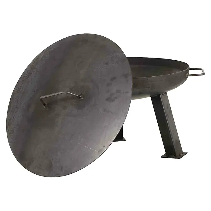 Siena Garden Feuerschalen-Abdeckung - Stahl, Passend für: Feuerschalen mit Ø 55 cm - Grill mit Deckel, perfekt für Outdoor-Kochabenteuer. Das robuste Design und die runde Form machen das Grillen zum Vergnügen.