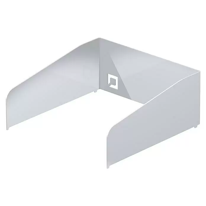 oneQ Windschutz - Edelstahl, Passend für: oneQ Holzkohlegrill Glow / - Diagonale Ansicht