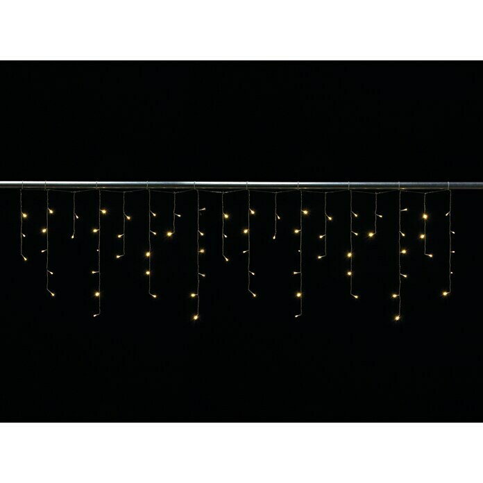 Light Creations LED-Lichtervorhang Cascade (Außen, 72-flammig, 200 x 60 cm)