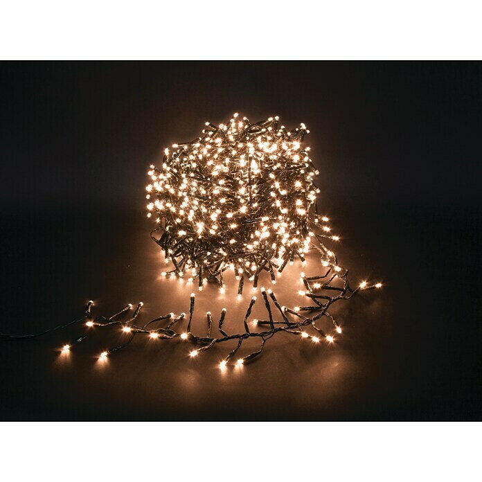 Light Creations LED-Lichterkette Twistlight (Innen, 1530-flammig, Kabellänge: 18 m, Warmweiß)