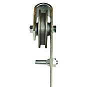 HBS Betz Schiebetorrolle mit Bügel (Traglast: 100 kg, Durchmesser: 120 mm, Länge: 53,5 cm)