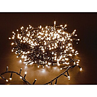 Light Creations LED-Lichterkette Shimmerlight (Außen, 16 m, 740-flammig, Bernstein, Netzbetrieben)