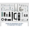 EcoStar Gerätehaus Trend-P Typ 2 (Außenbreite inkl. Dachüberstand: 247,9 cm, Außentiefe inkl. Dachüberstand: 283,4 cm, Grau, Einzeltür) | BAUHAUS
