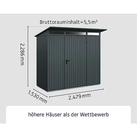 EcoStar  Gerätehaus Trend-P Typ 1