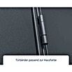 EcoStar Gerätehaus Elegant-P Typ 2 (Außenbreite inkl. Dachüberstand: 247,9 cm, Außentiefe inkl. Dachüberstand: 283,4 cm, Anthrazitgrau, Doppeltür) | BAUHAUS
