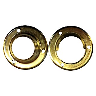 Soporte de barra para ropa (Diámetro cilindro: 20 mm, 2 ud., Latón)