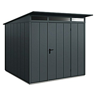 EcoStar Spremište Elegant-P Tip 2 (Vanjska širina uklj. krovni prevjes: 247,9 cm, Vanjska dubina uklj. krovni prevjes: 283,4 cm, Antracit, Jedna vrata)