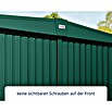 EcoStar Gerätehaus Trend-S Typ 1 (Außenbreite inkl. Dachüberstand: 258,8 cm, Außentiefe inkl. Dachüberstand: 121,3 cm, Moosgrün, Einzeltür) | BAUHAUS
