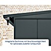 EcoStar Kaminholzregal Elegant-V Typ 1 (Metall, Anthrazitgrau) | BAUHAUS