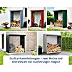 EcoStar Kaminholzregal Elegant-V Typ 1 (Metall, Anthrazitgrau) | BAUHAUS