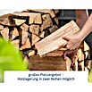 EcoStar Kaminholzregal Elegant-V Typ 1 (Metall, Anthrazitgrau) | BAUHAUS