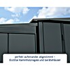EcoStar Kaminholzregal Elegant-V Typ 1 (Metall, Anthrazitgrau) | BAUHAUS