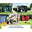 EcoStar Regenfallrohr-Set (Passend für: EcoStar Gerätehäuser, Purpurrot) | BAUHAUS