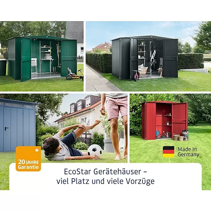 EcoStar EckregalL x B: 62,2 x 62,2 cm, Passend für: EcoStar Gerätehäuser