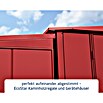 EcoStar Kaminholzregal Elegant-V Typ 1 (Metall, Purpurrot) | BAUHAUS