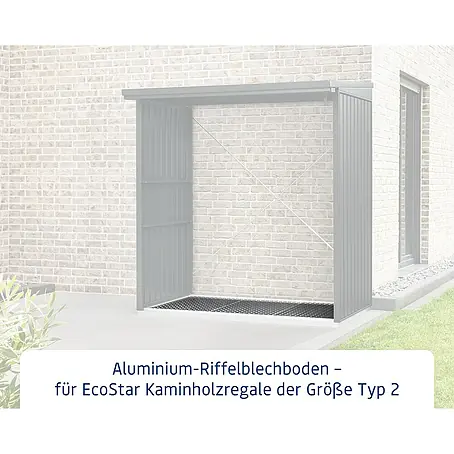 EcoStar  Bodenplatte Riffelblechboden Typ2