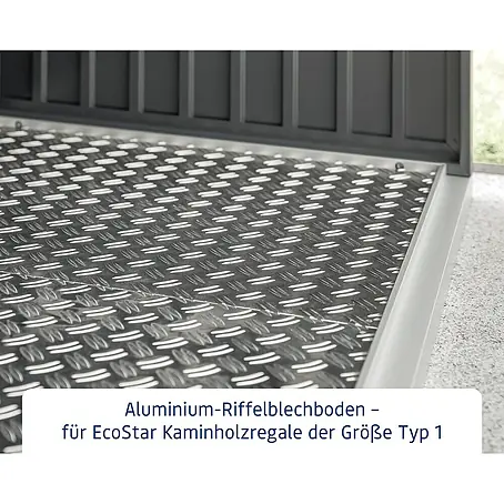 EcoStar  Bodenplatte Riffelblechboden Typ 1
