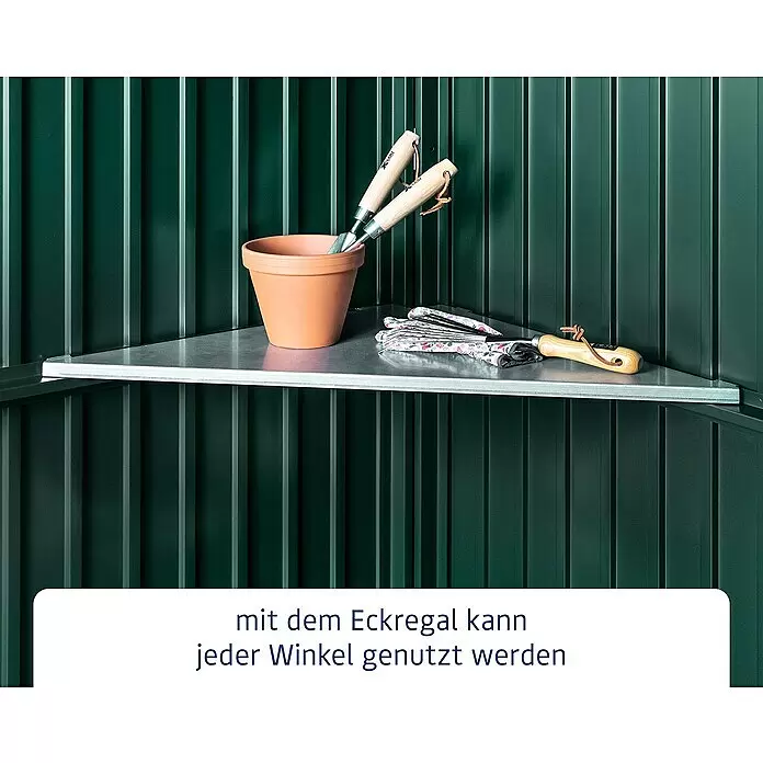 EcoStar EckregalL x B: 62,2 x 62,2 cm, Passend für: EcoStar Gerätehäuser