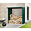 EcoStar Kaminholzregal Trend-V Typ 2 (Metall, Moosgrün) | BAUHAUS
