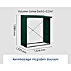 EcoStar Kaminholzregal Trend-V Typ 2 (Metall, Moosgrün) | BAUHAUS