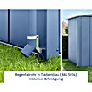 EcoStar Regenfallrohr-Set (Passend für: EcoStar Gerätehäuser, Taubenblau) | BAUHAUS