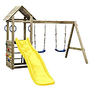 Swing King Kinderspielturm Maria (L x B x H: 295 x 160 x 210 cm, Holz/ Gelb)