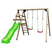 Swing King Kinderspielturm Celina (L x B x H: 330 x 280 x 245 cm, Holz/ Apfelgrün) | BAUHAUS