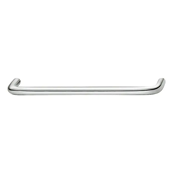 Häfele Tirador para muebles - Tipo de tirador del mueble: Estribo, Acero, Cromado, Ø x L: 8 x 200 mm - Toallero de color cromo para montaje en pared. Un detalle elegante para cualquier baño que crea orden.