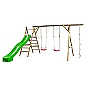 Swing King Kinderspielturm Noortje (L x B x H: 375 x 450 x 220 cm, Holz/ Apfelgrün) | BAUHAUS