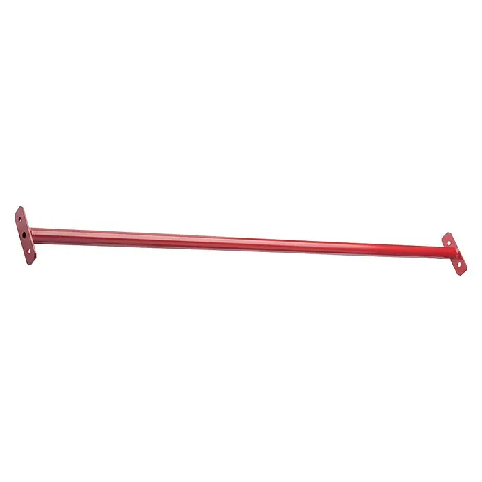 Swing King Turnstange - Länge: 125 cm, Stahl, Rot - Rote Klimmzugstange zur Wandmontage, ideal für das Heimtraining. Robuste Bauweise für sichere und effektive Workouts zu Hause.