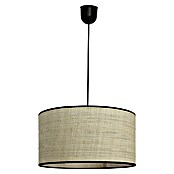 Idp Lampshades Fine negra Lámpara colgante redonda (40 W, Ø x Al: 38 x 20 cm, Crema/Negro, E27) | BAUHAUS