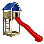 Swing King Kinderspielturm Lisa (L x B x H: 121 x 350 x 297 cm, Holz/ Rot) | BAUHAUS