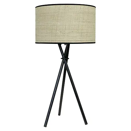 Idp Lampshades Fine negra Lámpara de sobremesa