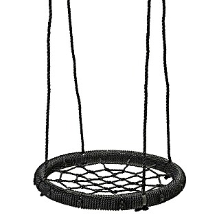 Swing King Nestschaukel (Durchmesser: 60 cm, Polyethylen, Schwarz)
