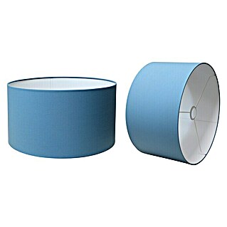 Idp Lampshades Pantalla de lámpara Tubo (Ø x Al: 30 x 20 cm, Azul)