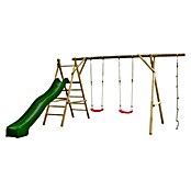 Swing King Kinderspielturm Noortje (L x B x H: 375 x 450 x 220 cm, Holz/ Grün) | BAUHAUS