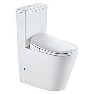 Pack de WC Smart Kamba (Sin borde de descarga, Salida dual, Blanco)