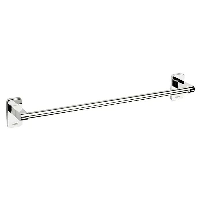 Tatay Slim Toallero de barra - Ancho: 45 cm, Cromo - Elegante toallero Tatay para montar en la pared. Añade un toque moderno a cualquier baño y ofrece comodidad práctica.