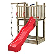 Swing King Kinderspielturm Mario (L x B x H: 131 x 250 x 209 cm, Holz/ Rot) | BAUHAUS