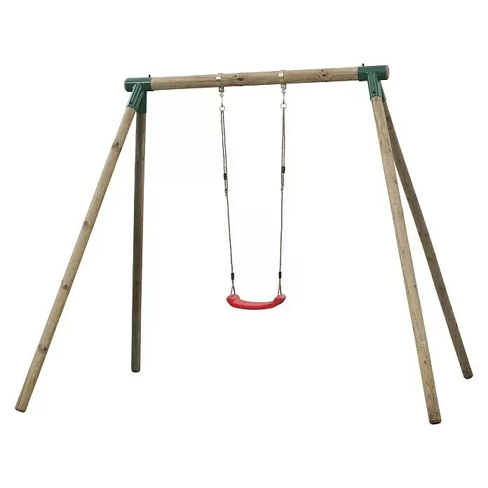 Swing King SchaukelB x L: 290 x 200 cm, Holz Diagonal View