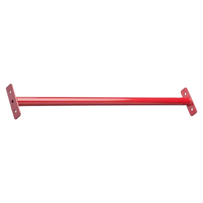 Swing King Turnstange - Stahl, Rot, Länge: 90 cm - Rote Klimmzugstange für die Wandmontage. Ideal für das Training zu Hause, bietet Stabilität und Komfort bei jeder Übung.
