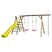 Swing King Kinderspielturm Noortje (L x B x H: 375 x 450 x 220 cm, Holz/ Gelb) | BAUHAUS