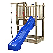 Swing King Kinderspielturm Mario (L x B x H: 131 x 250 x 209 cm, Holz/ Blau) | BAUHAUS