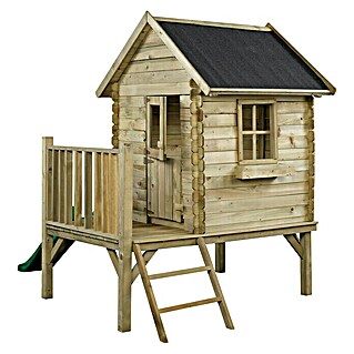 Swing King Spielhaus Camilla (L x B x H: 184 x 177 x 210 cm, Holz, Holz/ Grün)