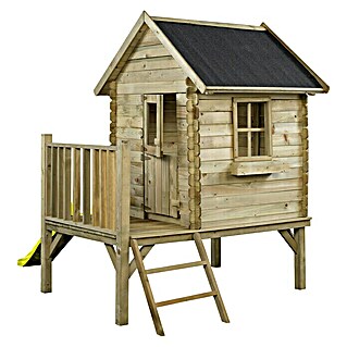 Swing King Spielhaus Camilla (L x B x H: 184 x 177 x 210 cm, Holz, Holz/ Gelb)