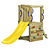 Swing King Kinderspielturm Irma (L x B x H: 190 x 66 x 125 cm, Holz/ Gelb) | BAUHAUS