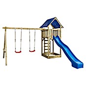 Swing King Kinderspielturm Jonas (Holz/ Blau) | BAUHAUS