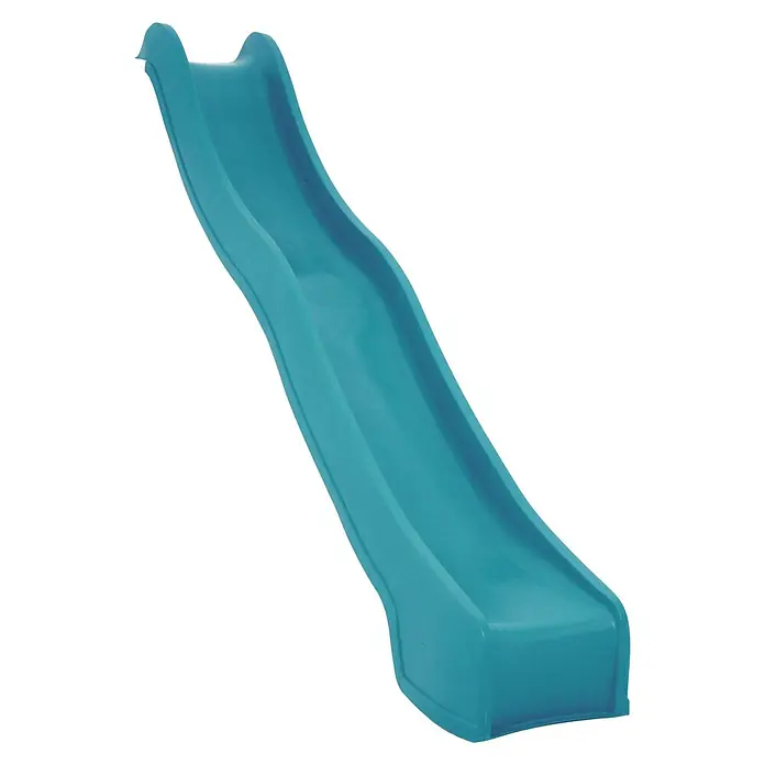 Swing King Rutsche - Türkis, Länge: 300 cm - Blaue Kinderrutsche für den Spielplatz. Ideal für stundenlangen Spielspaß im Garten oder auf dem Spielplatz.